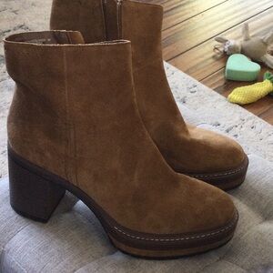 Steve Madden Brown Suede Ankle Boots